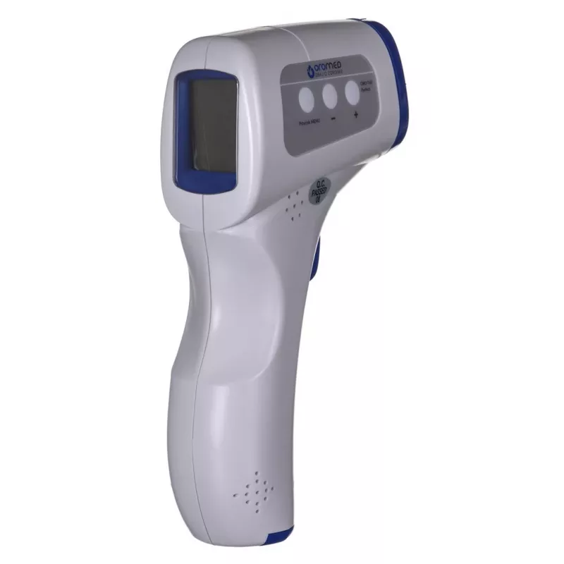 Oromed ORO-T60 PERFECT termómetro con mando a distancia azul, blanco botones universales