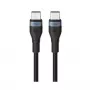 ORSEN S53 cable USB-C a USB-C 3A 1m Negro