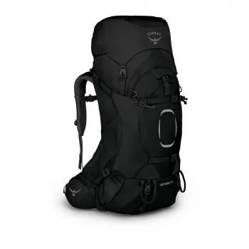 Mochila de trekking Osprey Aether 55 58 L negra