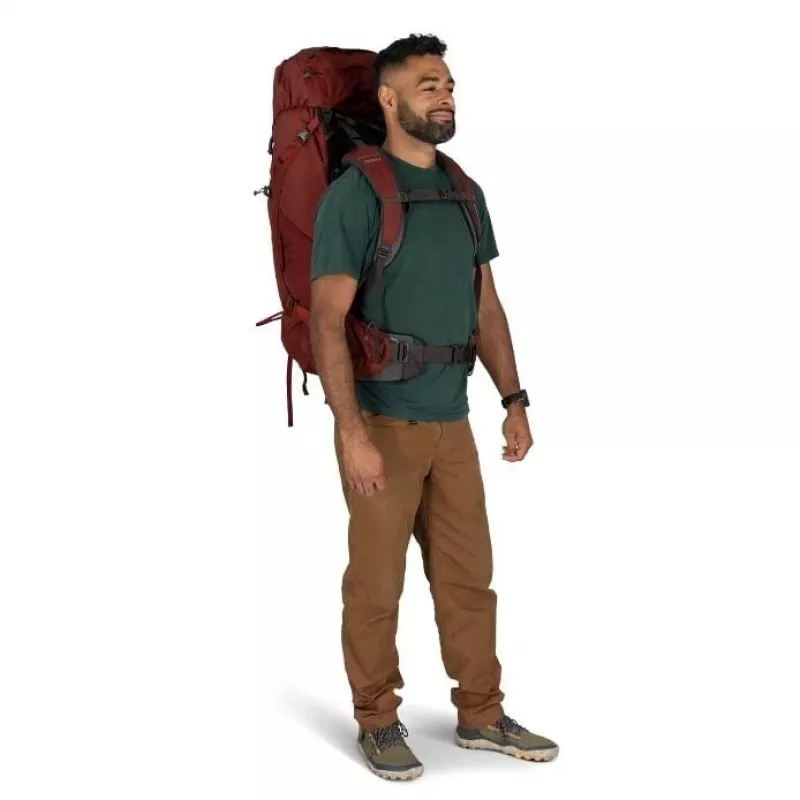 Mochila de trekking Osprey Aether 65 S/M granate