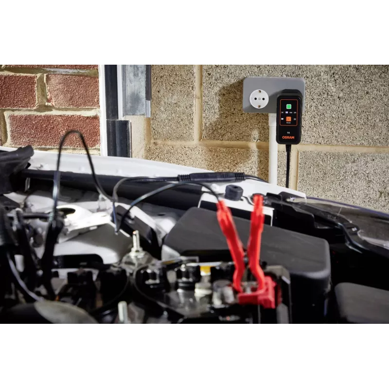 Cargador de batería automático OSRAM BATTERYcharge 901 6V/12V 1A para baterías de plomo-ácido