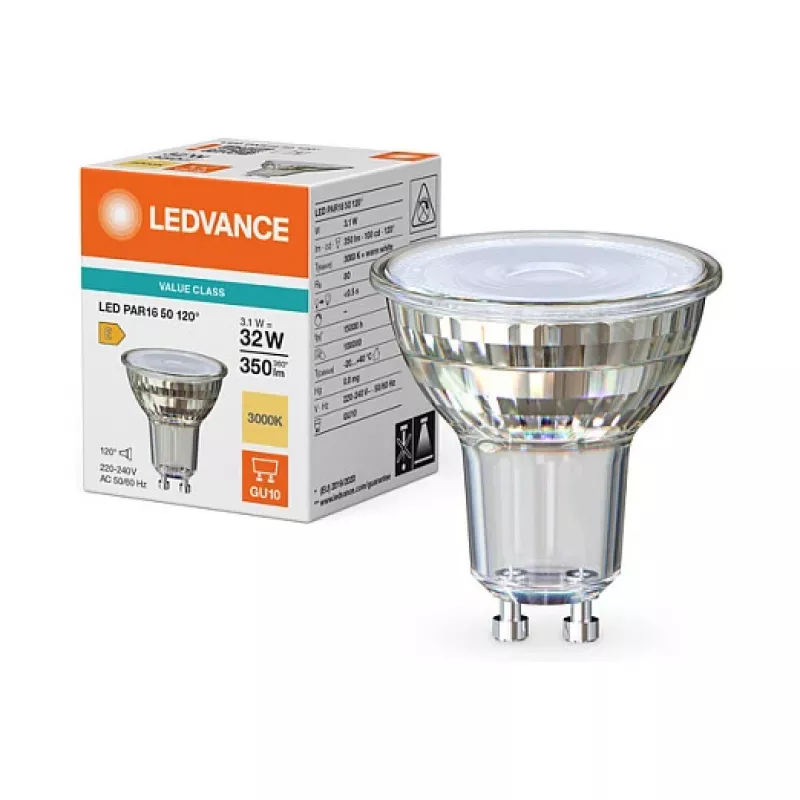 Osram LED PAR16 50 120° P 3.1W 830 GU10 lámpara reflectora LED