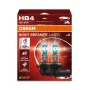 OSRAM Night Breaker Laser HB4 (Set of 2) - lámparas halógenas para faros 12V 51W P22d, hasta un 150% más de brillo, alcance de 150m, luz un 20% más blanca, blanco