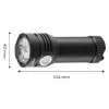 OSRAM P9 Linterna LED USB recargable 3300 lm negra