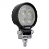 Lámpara de trabajo LED Osram ROUND WL VX80-WD, 10W, 12/24V, 800lm, 6000K, Haz amplio, IP67, ECE R10, Conector DT, 80mm