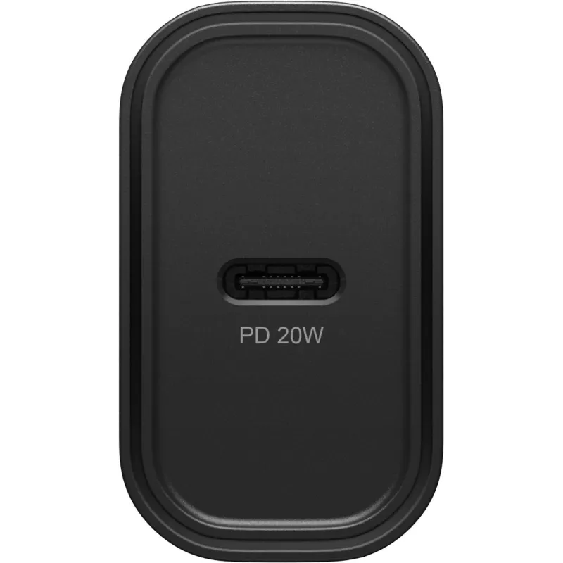 OtterBox 78-81362 Cargador de pared USB-C 20W, Power Delivery 3.0, negro