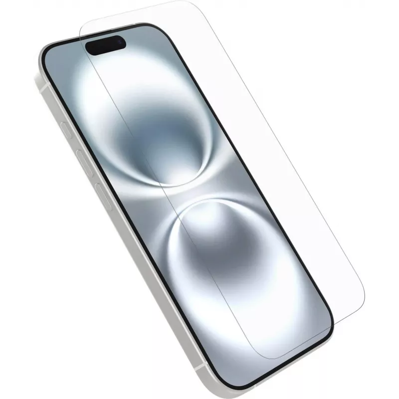 OtterBox Alpha Glass Protector de pantalla para Apple iPhone 16 - Cristal templado transparente