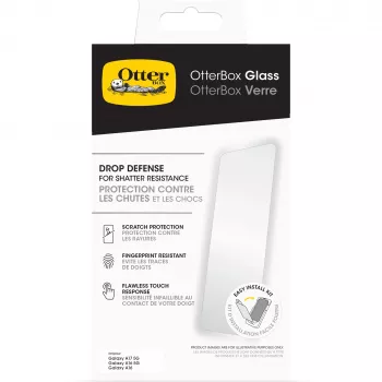 OtterBox Alpha Glass protector de pantalla para Samsung Galaxy A16/A16 5G/A17/A17 5G - Clear