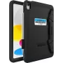 OtterBox Defender Serie Funda con soporte para iPad 10.ª generación - Funda protectora extremadamente robusta con protección de pantalla integrada - Probada según estándar militar - Negro (77-93756)