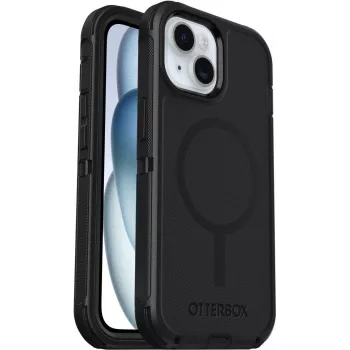 OtterBox Funda Defender Series MagSafe para Apple iPhone 13/14/15/16e - Negro