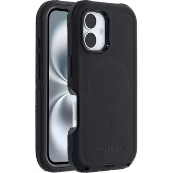 OtterBox Defender Series XT Funda MagSafe para Apple iPhone 16 - Negra