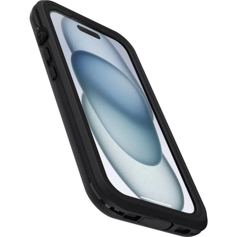 OtterBox FRE Funda protectora MagSafe para Apple iPhone 15 - Negra