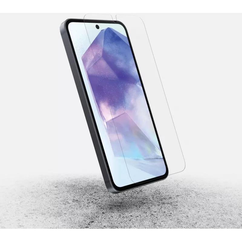 OtterBox Lámina protectora de pantalla Glass Series para Samsung Galaxy A55 5G - Transparente - Antigolpes - Antirrayaduras - Irrompible - 1 pack (77-95481)