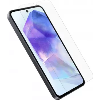 OtterBox Lámina protectora de pantalla Glass Series para Samsung Galaxy A55 5G - Transparente - Antigolpes - Antirrayaduras - Irrompible - 1 pack (77-95481)