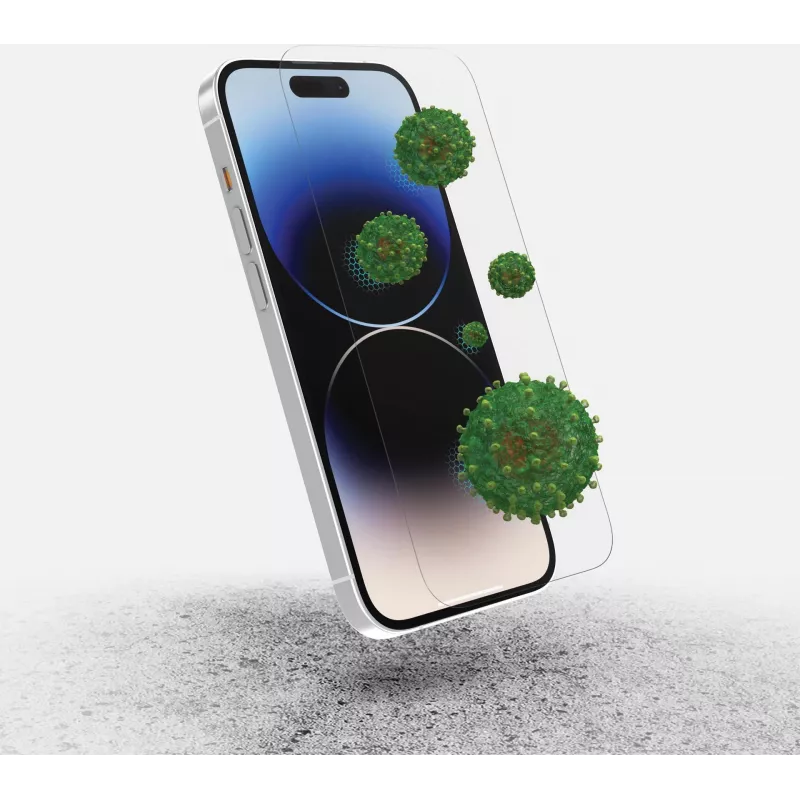 OtterBox Premium Glass Antimicrobial Clear protector de pantalla para Apple iPhone 13/13 Pro/14/14 Pro