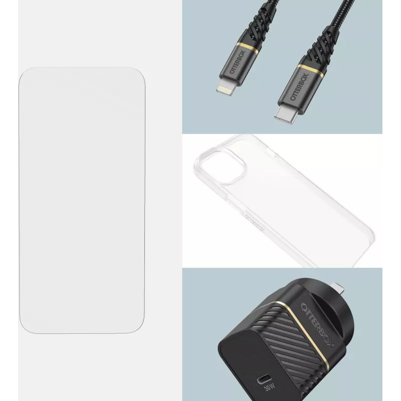 OtterBox Premium Glass Antimicrobial lámina protectora de pantalla para Apple iPhone 13 / 13 Pro - transparente 77-96637