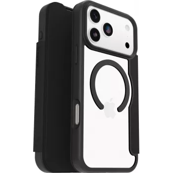 OtterBox React Folio MagSafe para iPhone 17 Pro Max transparente/negro