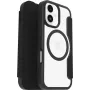 OtterBox React Folio MagSafe Series funda para Apple iPhone 17 - Black Crystal (transparente/negro)