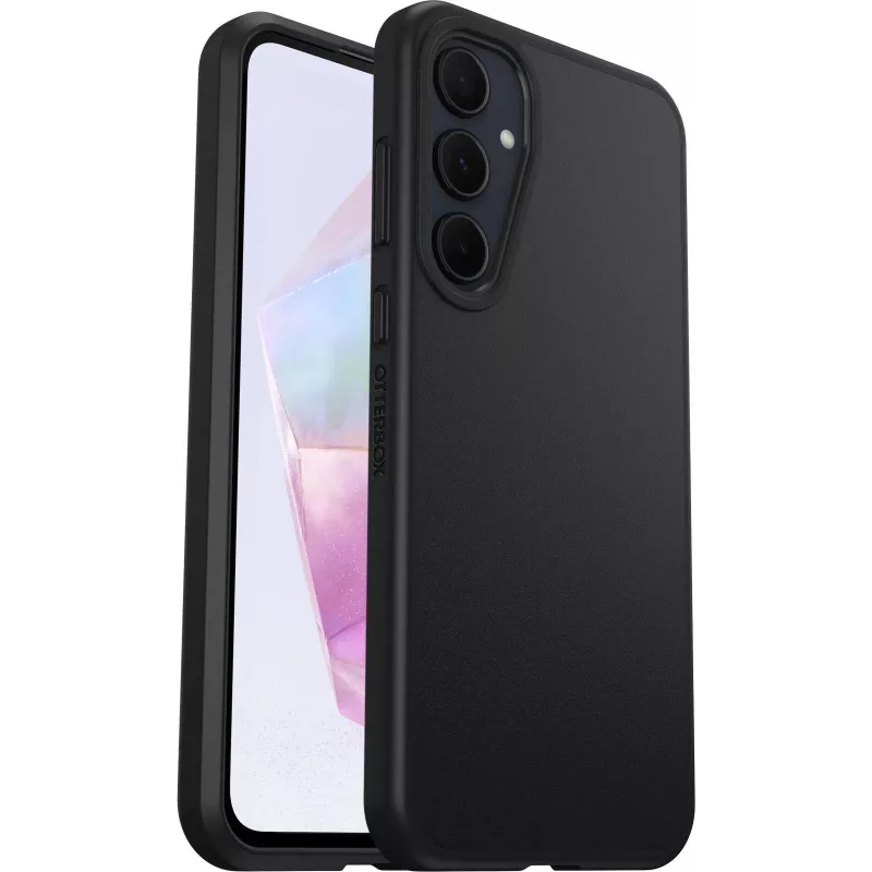 OtterBox React Series Funda para Samsung Galaxy A35 5G, negro