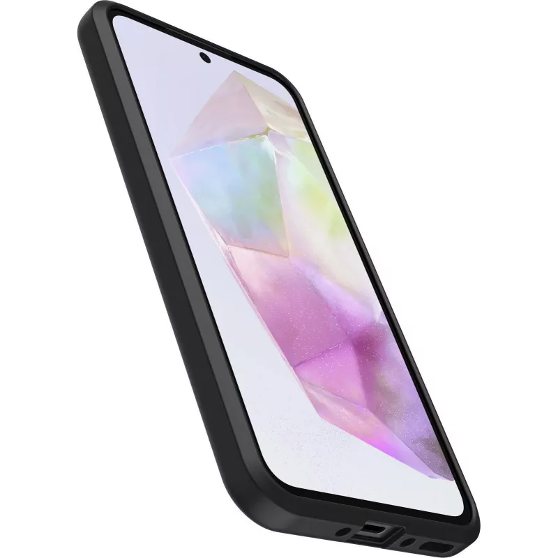 OtterBox React Series Funda para Samsung Galaxy A35 5G, negro