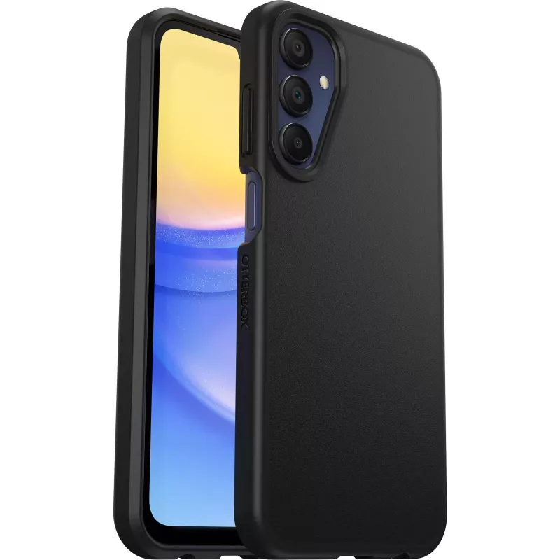 OtterBox Tapa trasera React Series para Samsung Galaxy A15 5G - Negro