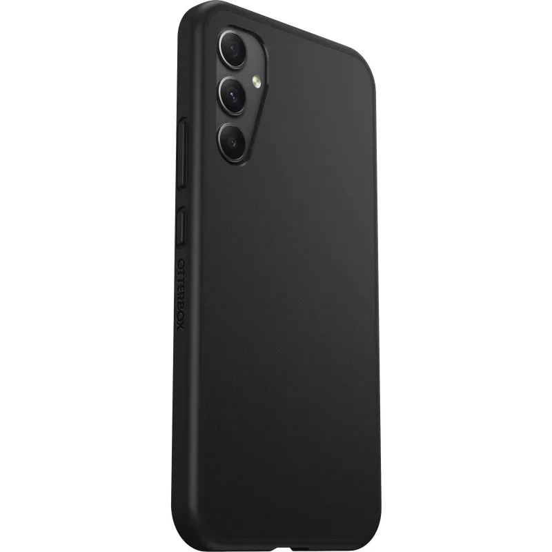 OtterBox React Serie Tapa trasera para Samsung Galaxy A34 5G Negro Pro Pack (77-91637)