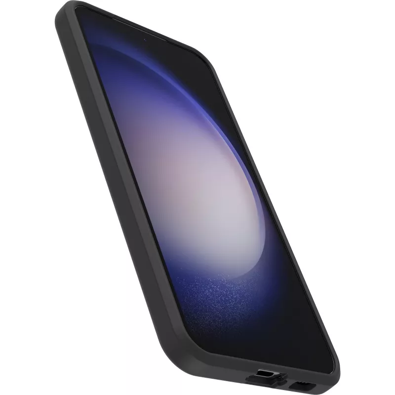 OtterBox React Series funda trasera para Samsung Galaxy S23+ - antimicrobiana, Black Crystal 77-91304