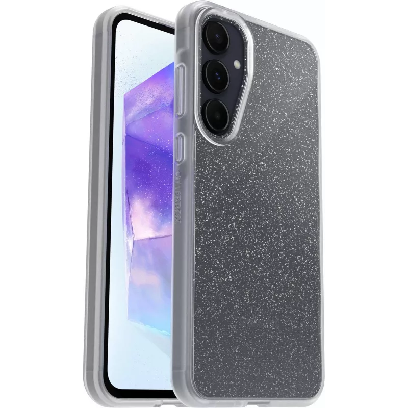 OtterBox React Series funda para Samsung Galaxy A55 5G - Stardust (transparente) 77-95411