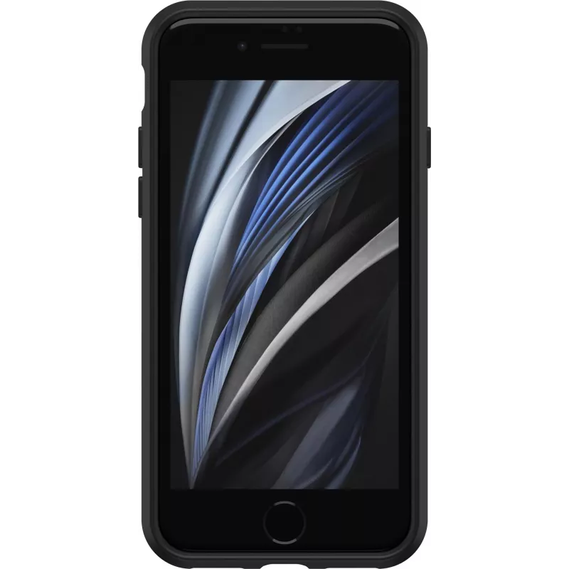 OtterBox React Series funda trasera para móvil - Black Crystal - para Apple iPhone 7, 8, SE (2nd Gen), SE (3rd Gen)