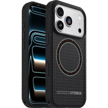 OtterBox Sole Series Funda para Apple iPhone 17 Pro, Night Raid Black, MagSafe
