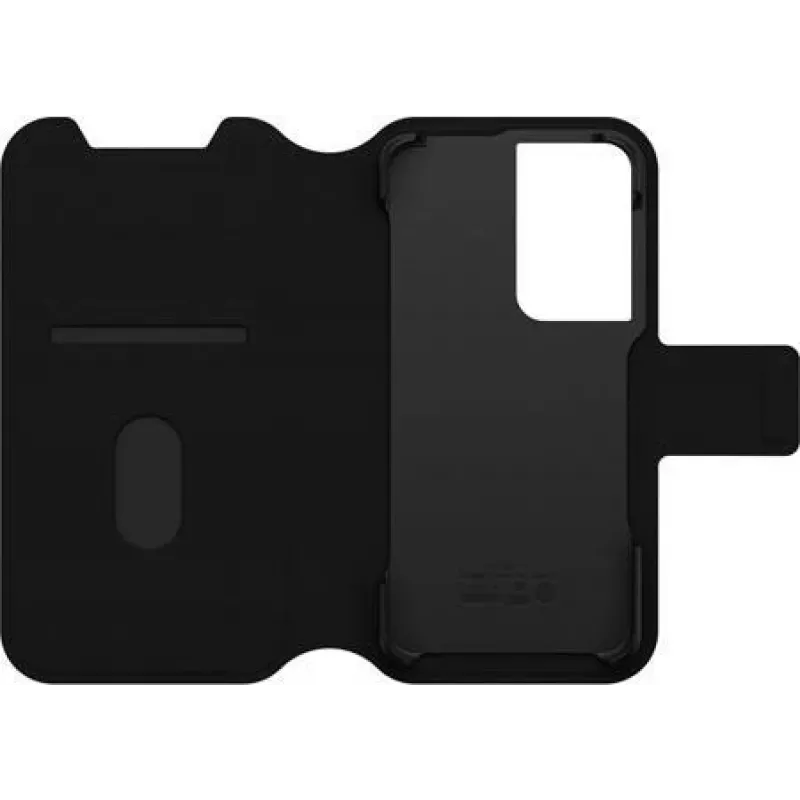 OtterBox Strada Series Via funda tipo folio para Samsung Galaxy S22 - Black Night 77-86603