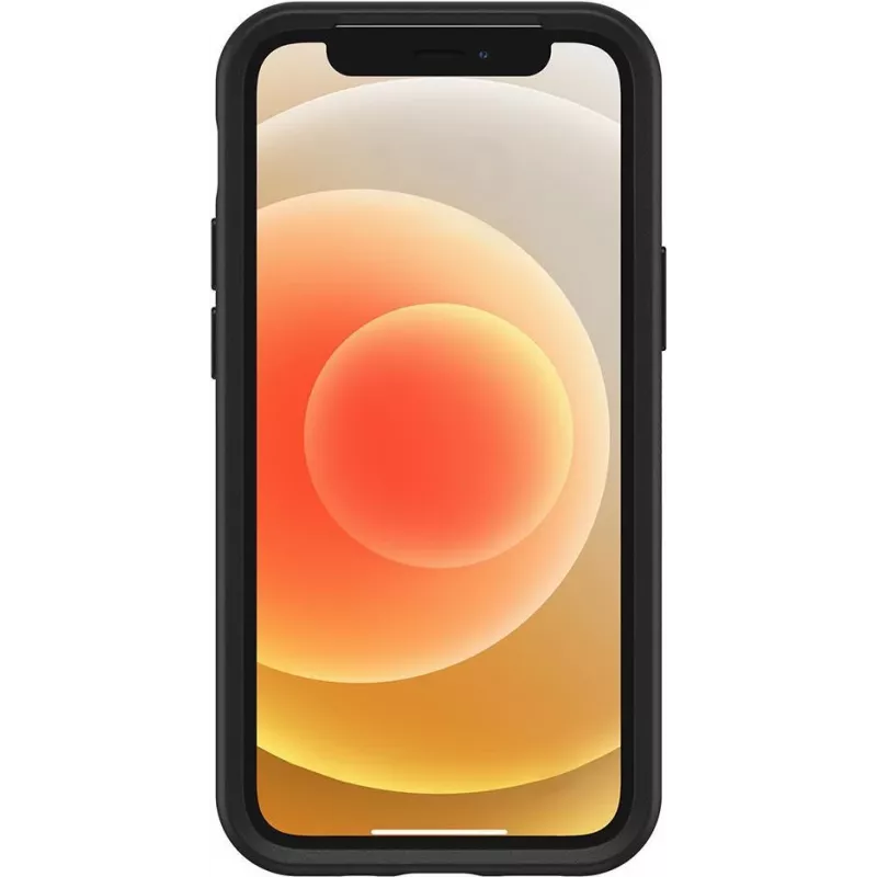 OtterBox Symmetry Series funda trasera para Apple iPhone 12 / 12 Pro – negro 77-66197
