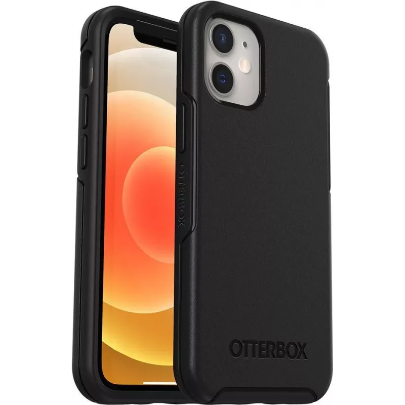 OtterBox Funda trasera Symmetry Serie para Apple iPhone 12 / iPhone 12 Pro - Negro