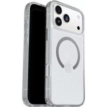 OtterBox Symmetry Series Clear MagSafe funda para iPhone 17 Pro Max – Stardust Clear