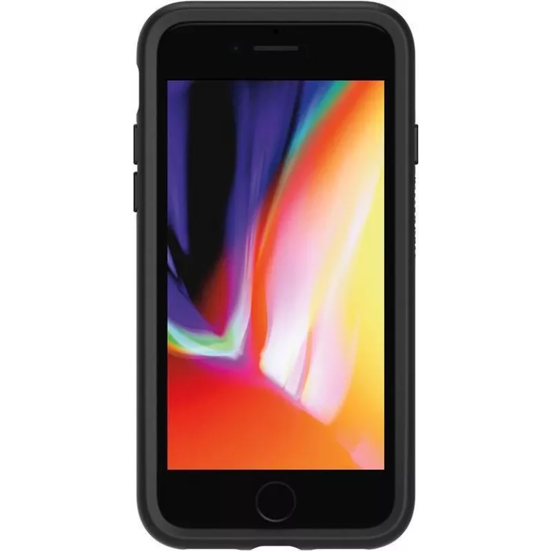 OtterBox Symmetry Serie Pro Pack - Tapa trasera para Apple iPhone 7, 8, SE (2.ª gen.), SE (3.ª gen.) - Policarbonato, caucho sintético - Negro