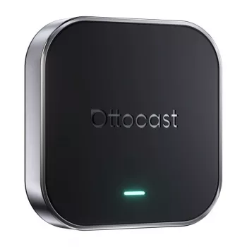 OTTOCAST OttoAibox E2 Caja AI inalámbrica CarPlay y Android Auto
