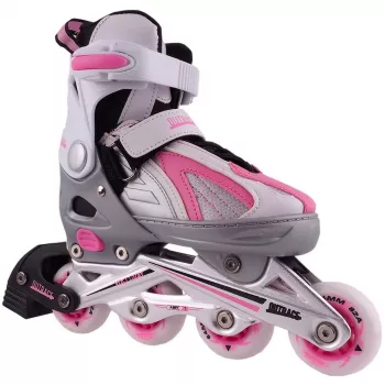 OUTDOOR EDGE Outrace Volt patines en línea gris-rosa ajustables talla EU 40-43