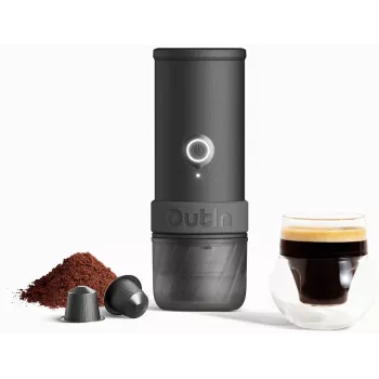 OutIn Mino Cafetera espresso eléctrica portátil - Space Grey