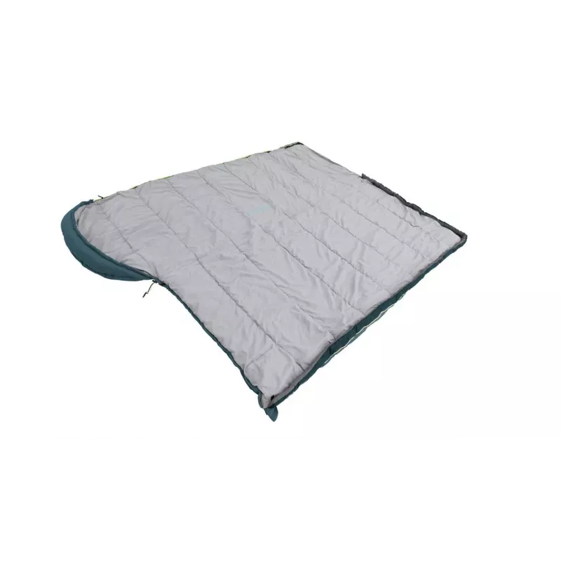 Outwell Campion Lux Teal Saco de dormir -16/5 °C apertura 2 vías Auto Lock en forma de L