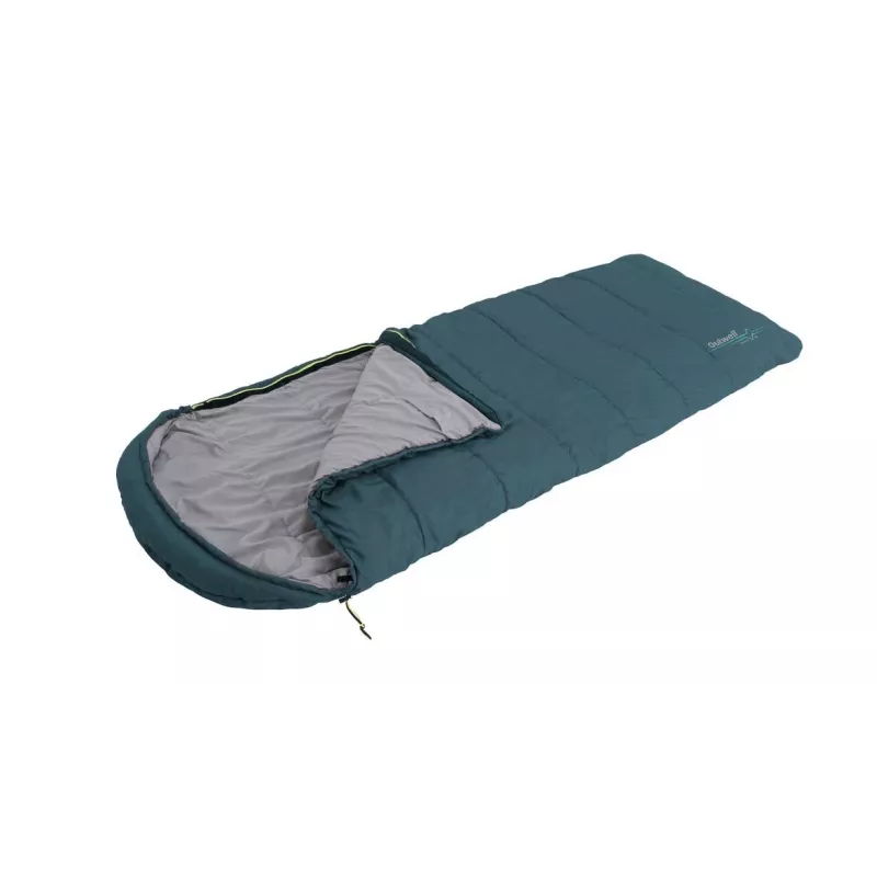 Outwell Campion Lux Teal Saco de dormir -16/5 °C apertura 2 vías Auto Lock en forma de L