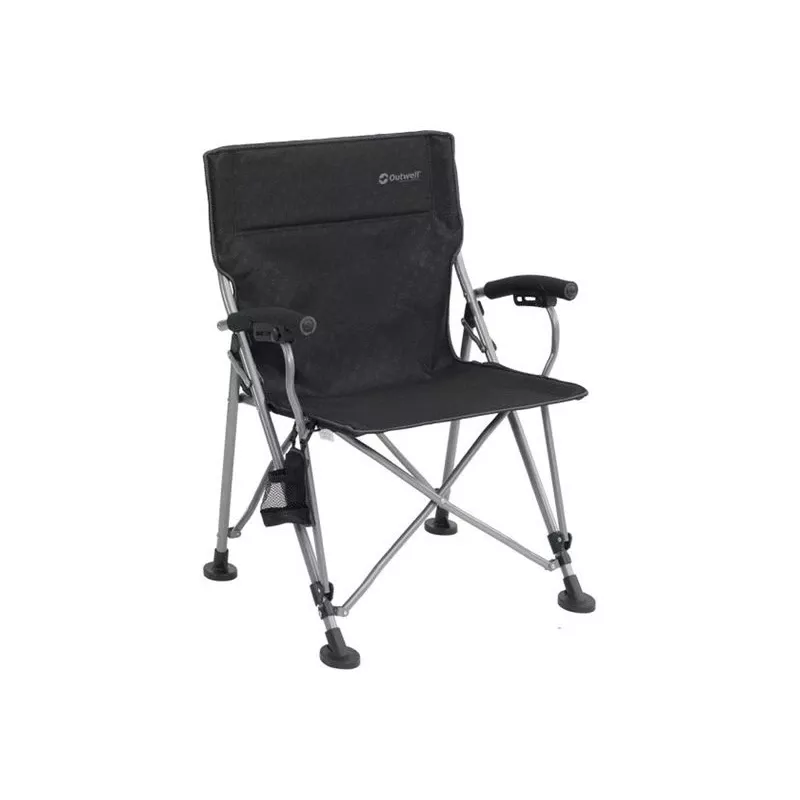 Outwell Campo Silla de camping 125 kg Negro/Gris