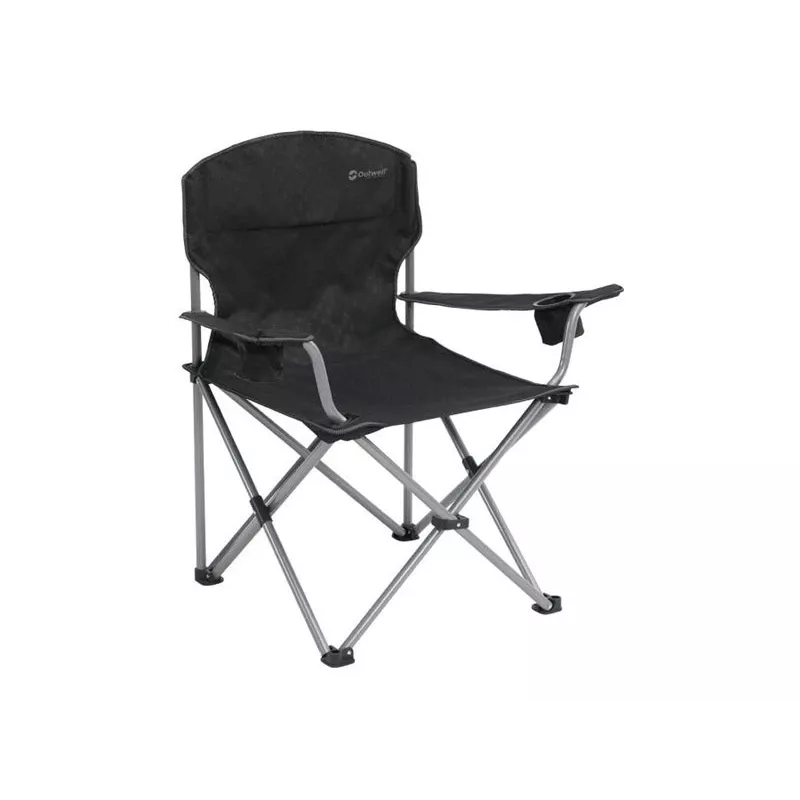 Outwell Catamarca XL Silla de camping plegable 150 kg Negro/Gris