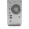 OWC Mercury Elite Pro Dual carcasa de almacenamiento de 2 bahías con concentrador USB de 3 puertos, SATA-600, USB 10 Gb/s, plateada