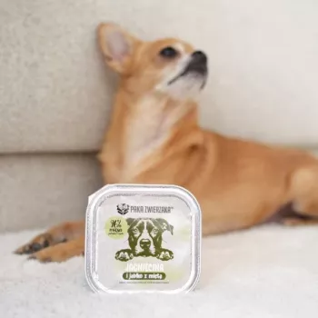 PAKA ZWIERZAKA Cordero con manzana y menta comida húmeda monoproteica para perros - 150g