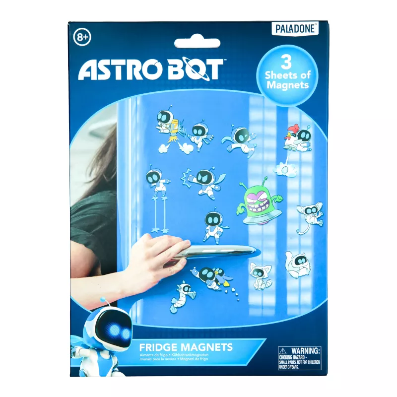 Paladone AstroBot Imanes para nevera - Set de 34 imanes, 3 hojas, diseño robot espacial