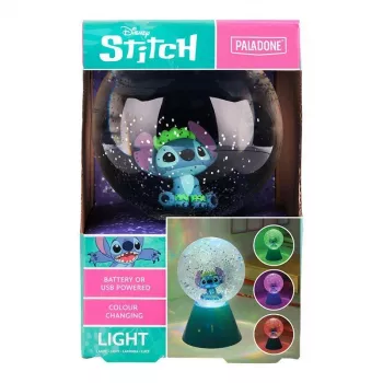 Paladone Bola de purpurina LED Stitch de Disney