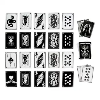 Paladone Cartas de juego Dark Arts de Harry Potter en lata metálica