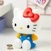 Paladone Hello Kitty Hucha en forma - Caja de monedas de cerámica, Merchandising oficial Sanrio, Blanco/Rosa/Negro, 13,5 x 13,5 x 16,5 cm