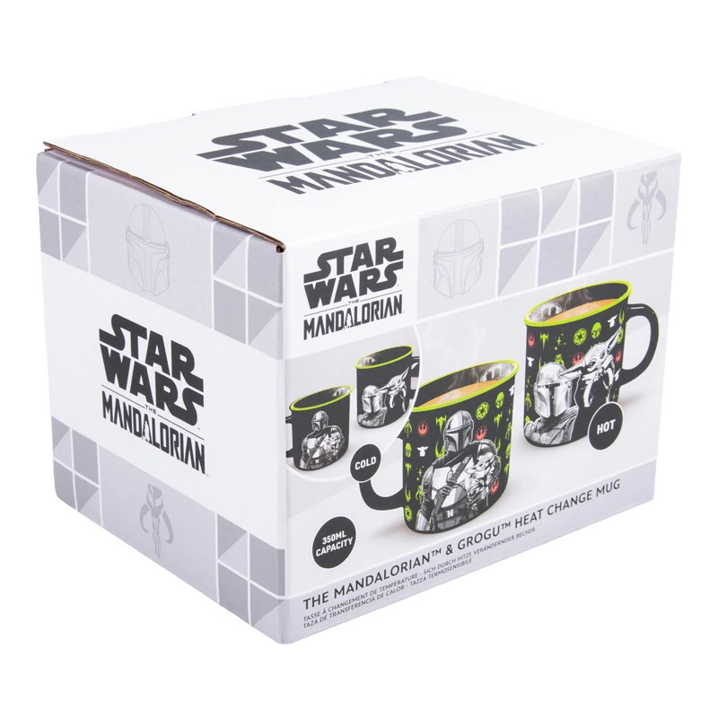 Paladone Taza con cambio de calor Mandalorian and Grogu