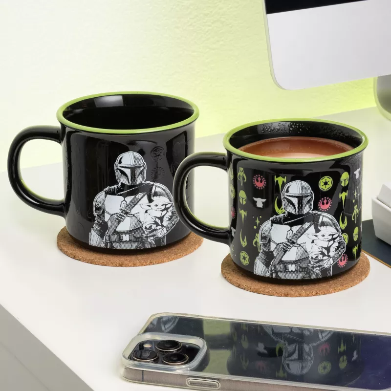 Paladone Taza con cambio de calor Mandalorian and Grogu